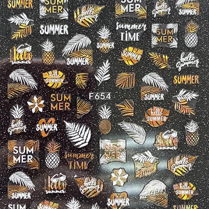 Autumn Leaf Nail Polish Stickers