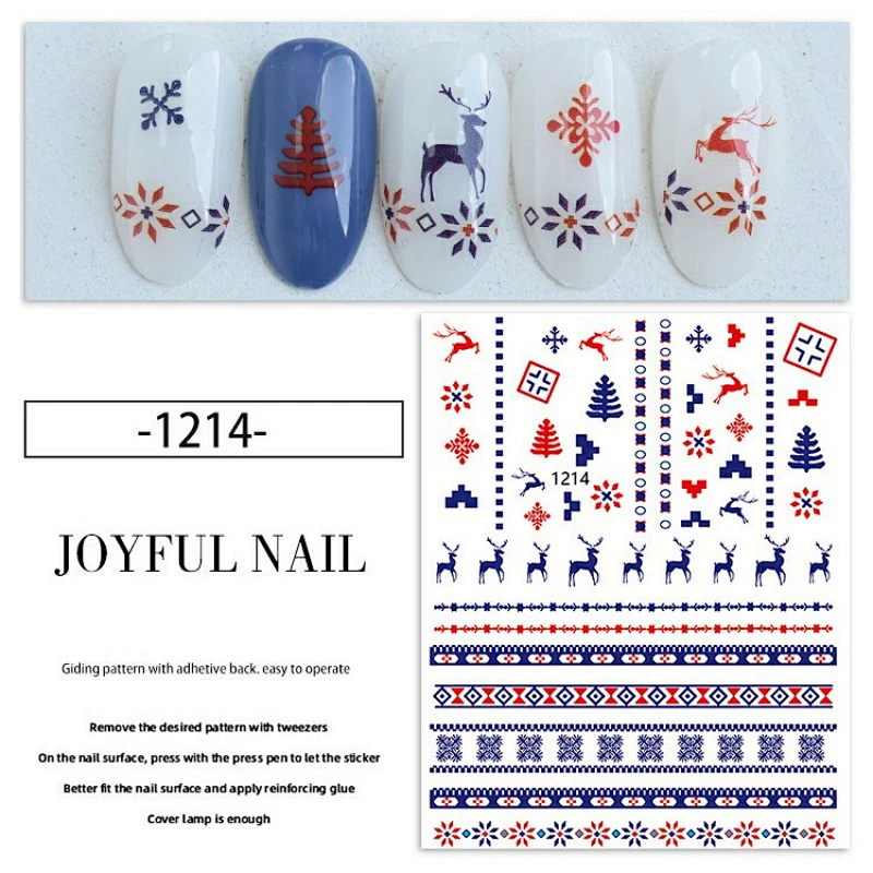 Christmas Snow Nail Stickers