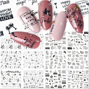 Waterproof Valentine's Day Nail Stickers