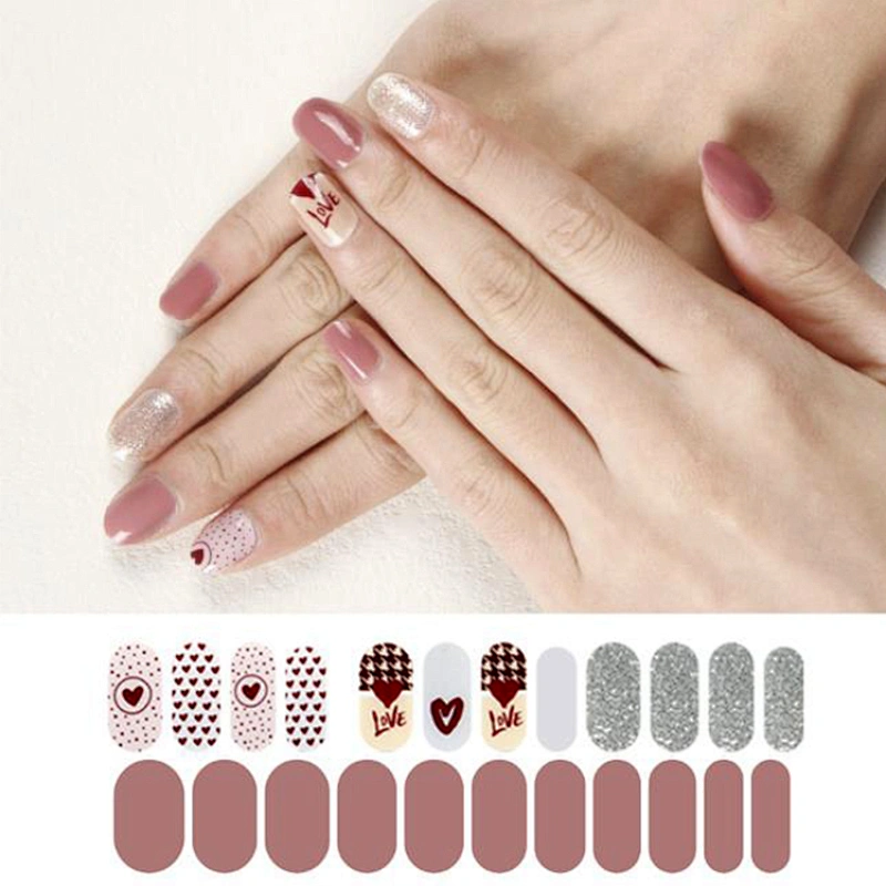 Full Back Adhesive Nail Stickers