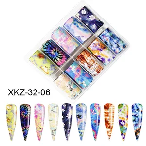 XKZ Series  Flower Nail Art Transfer Foil