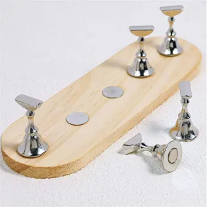 Oval Lace Wooden Nail Display Holder