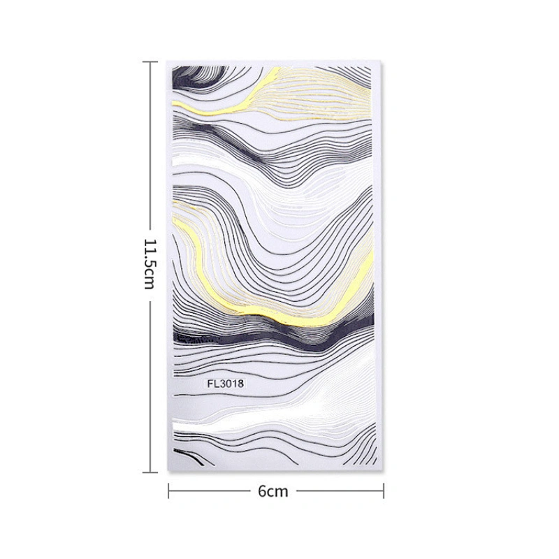 Striped Nail Stickers