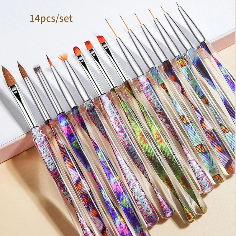Ribbon Nail Art Brush Set