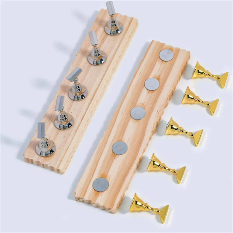 Oval Lace Wooden Nail Display Holder