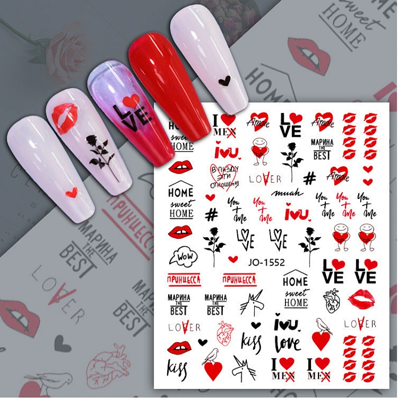 Valentine's Day Nail Stickers