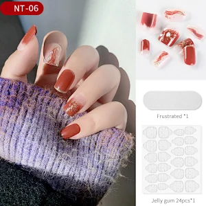 24 Pcs Set False Nail Tips