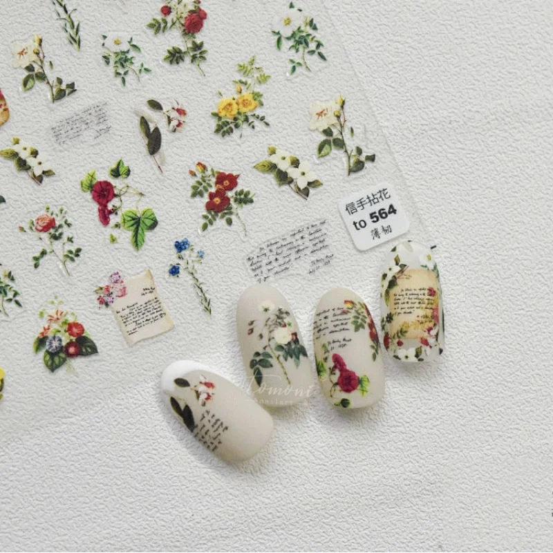 Spring Flower Nail Sticker