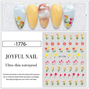 Tulip Floral & Plants Nail Stickers