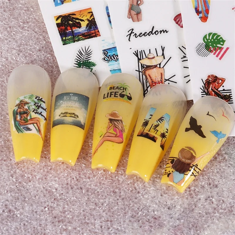 Summer Sea Nail Stickers