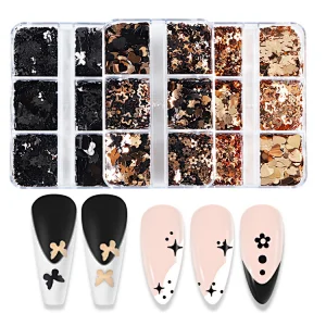 Butterfly Rabbit Heart Star Nail Sequins
