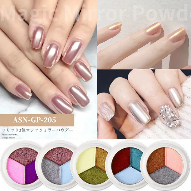 Three Color Magic Mirror Powder