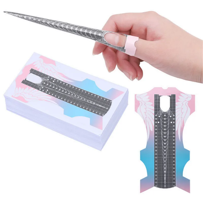 100PCS Extension Butterfly Nail Form