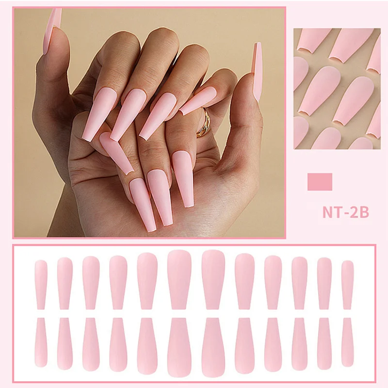 24 Pcs Set False Nail Tips