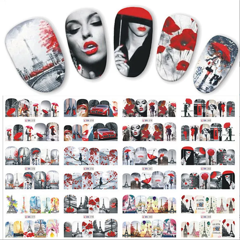Waterproof Valentine's Day Nail Stickers