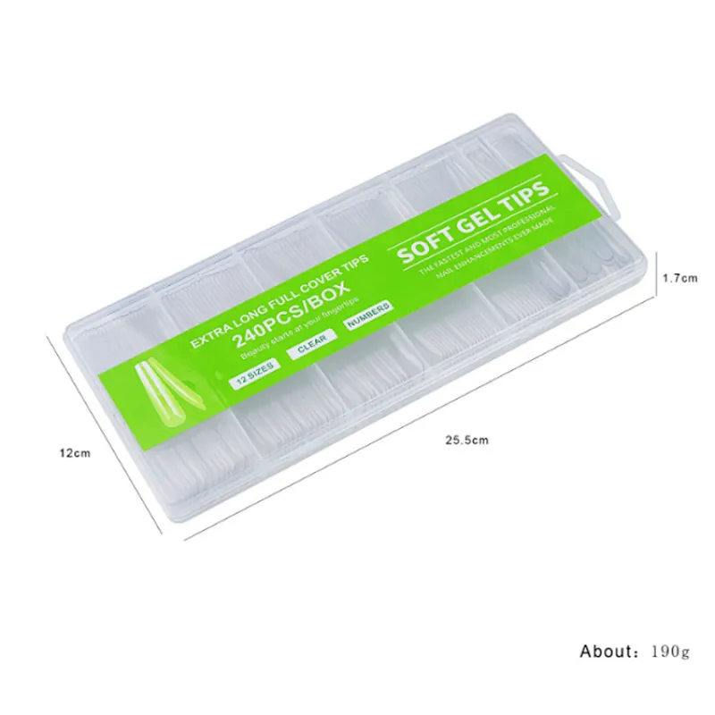 3XL Full Cover Nail Tips