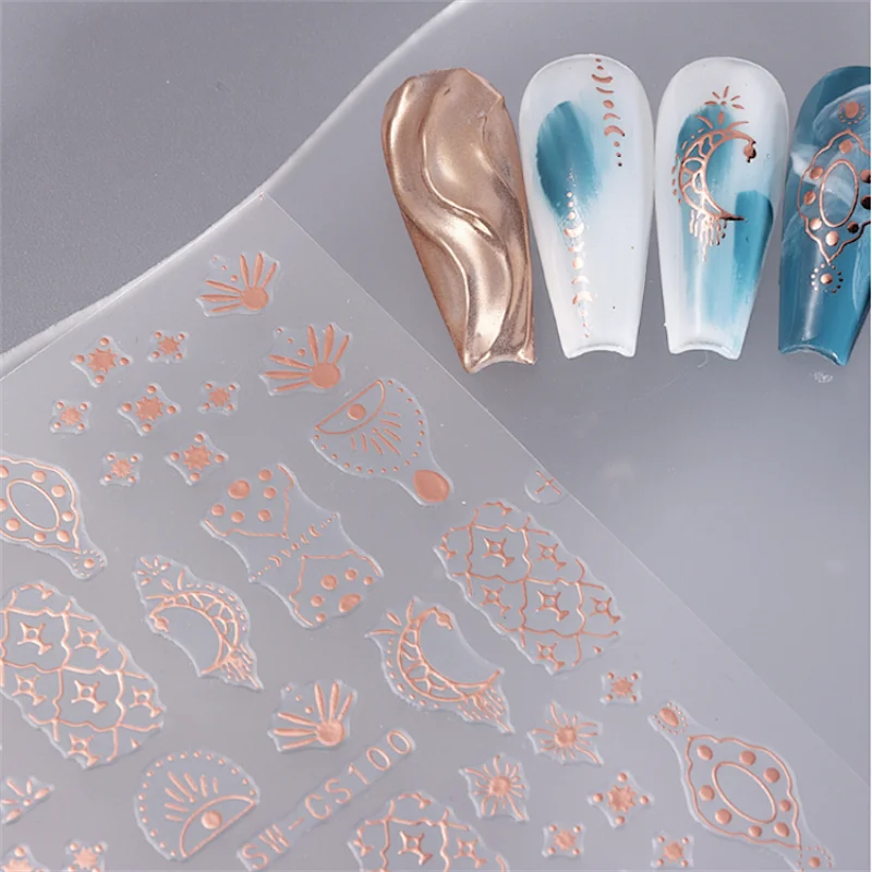 Anomalous Line Nail Stickers