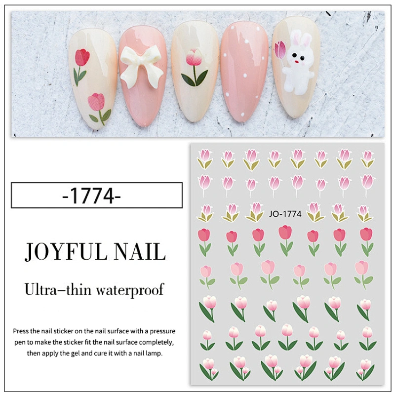 Tulip Floral & Plants Nail Stickers