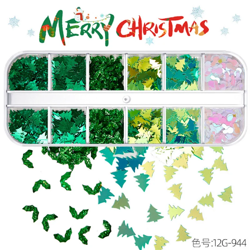 Christmas Nail Art Sequins (927-945）