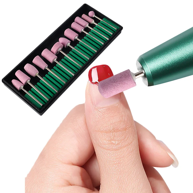 Nail Drill Polishing Bits Set