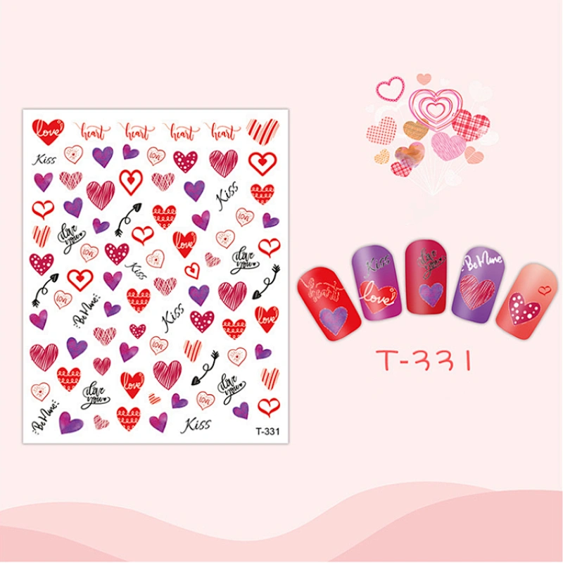 Valentine's Day Nail Stickers