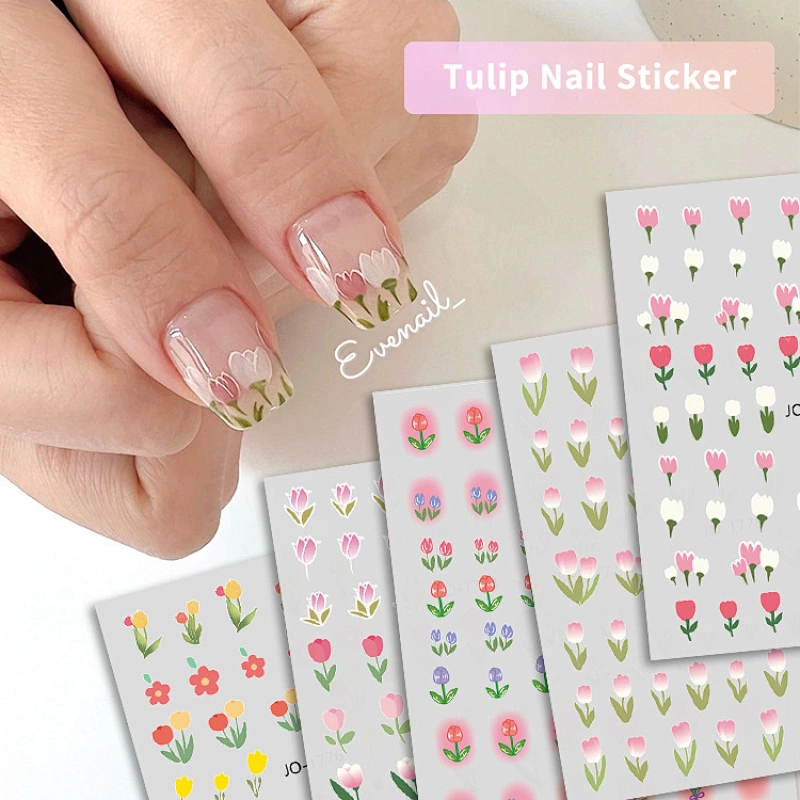 Tulip Floral & Plants Nail Stickers