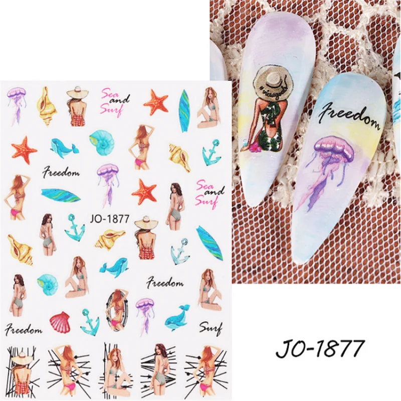 Summer Sea Nail Stickers