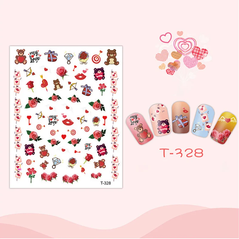 Valentine's Day Nail Stickers