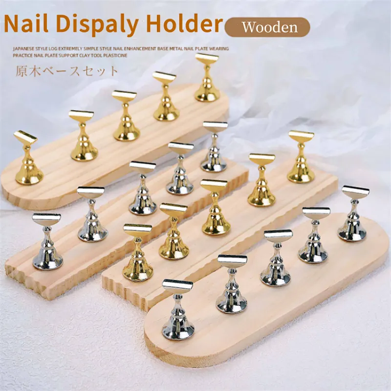 Oval Lace Wooden Nail Display Holder