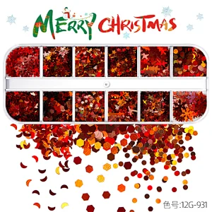 Christmas Nail Art Sequins (927-945）