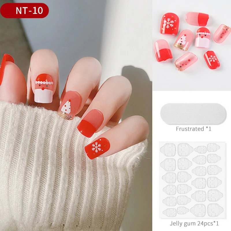 24 Pcs Set False Nail Tips