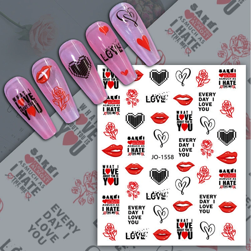 Valentine's Day Nail Stickers