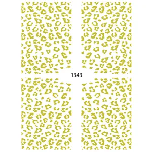 Animal Checkered Snakeskin Nail Stickers
