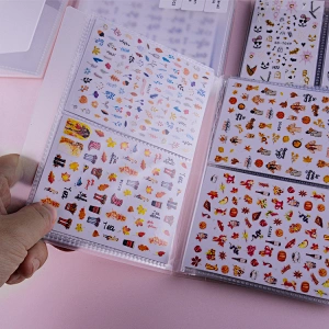 4" 5"6" Pocket PVC Nail Stickers Photo Album