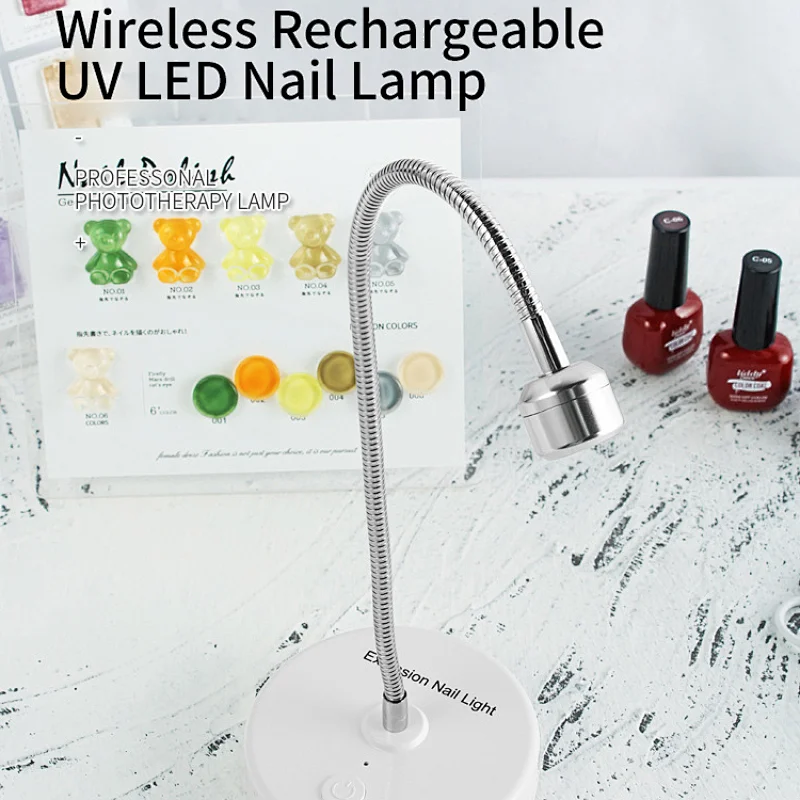 3W Mini Wireless Nail LED Lamp