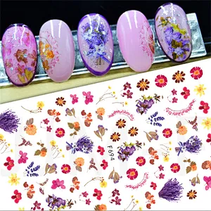 Flowers Nail Stickers