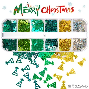 Christmas Nail Art Sequins (927-945）