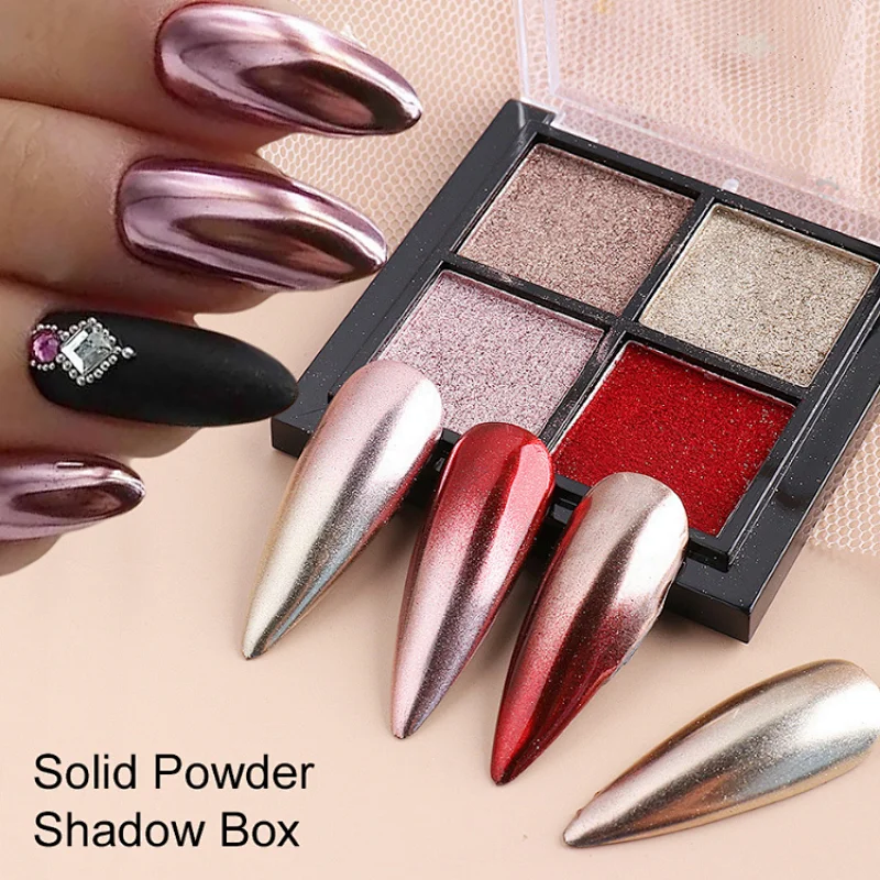 4 Grids Glitter Powder