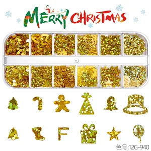 Christmas Nail Art Sequins (927-945）