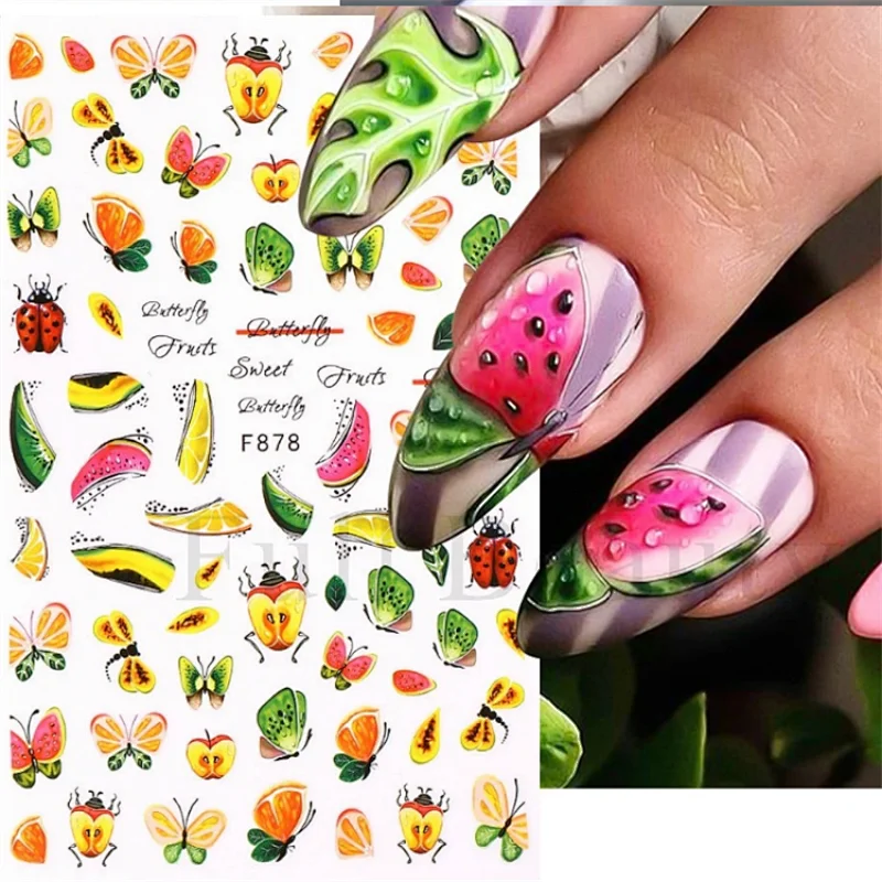 Summer Fruit Nail Stickers