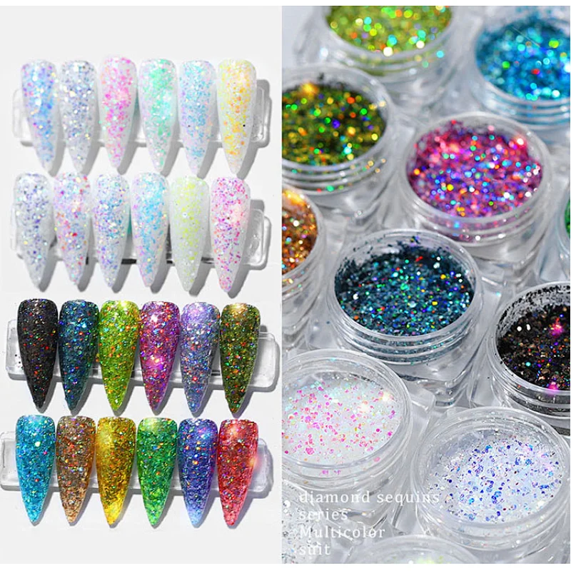 12 Color Glitter powder