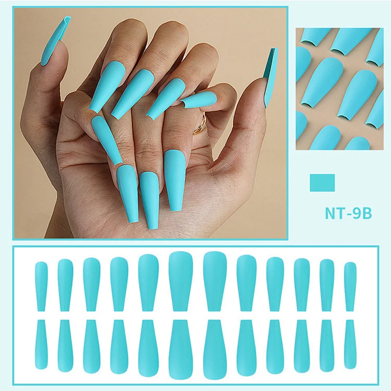 24 Pcs Set False Nail Tips