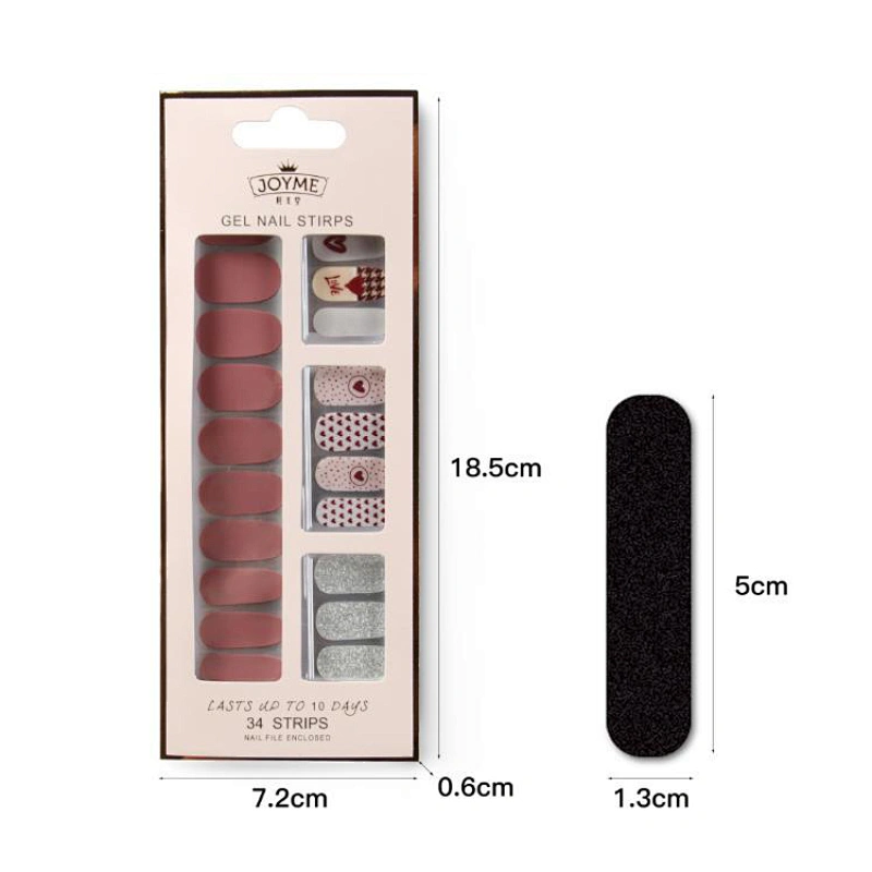 Full Back Adhesive Nail Stickers