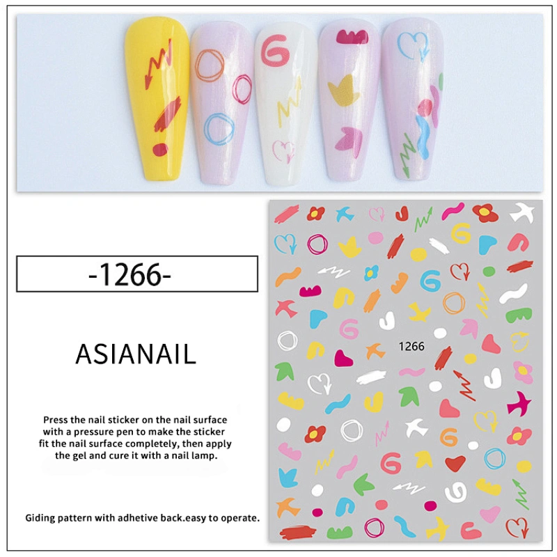 Dreamy Cloud/Moon/Stars/Shooting stars/Rainbow of Hearts Nail Stickers