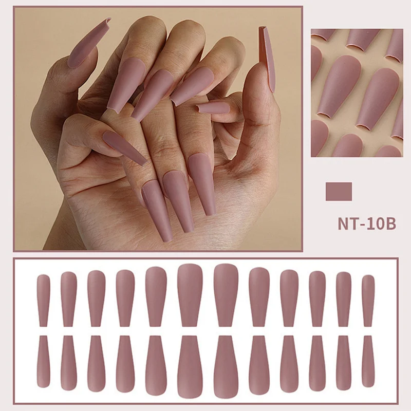 24 Pcs Set False Nail Tips
