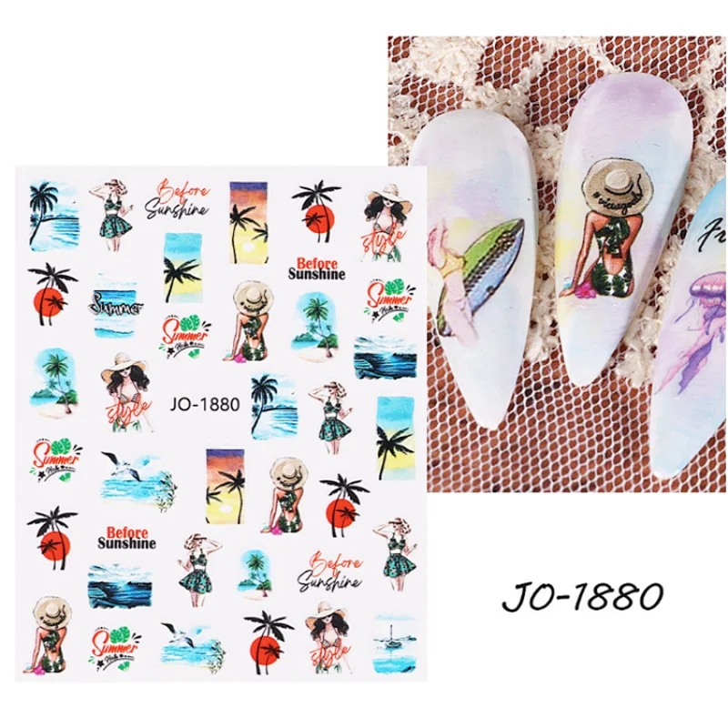 Summer Sea Nail Stickers