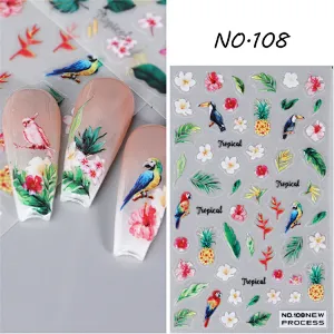Plant Nail Stickers