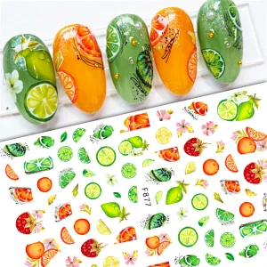 Summer Fruit Nail Stickers