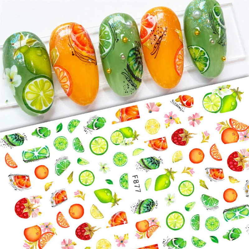 Summer Fruit Nail Stickers