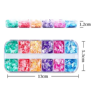 26 Letters Nail Sequins